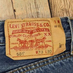 levis 501 tag